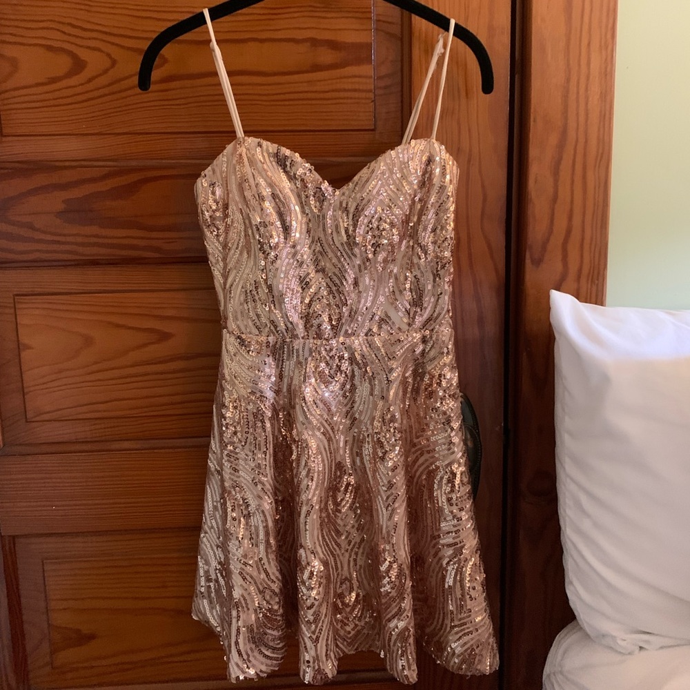 Windsor Mini Champagne Dress